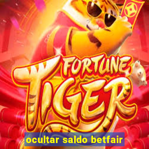 ocultar saldo betfair